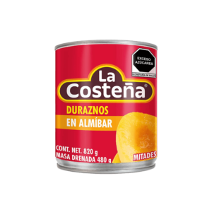Durazno en Almibar Mitades La Costeña 820 gr